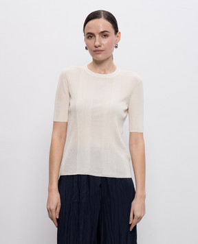 JOSEPH White ribbed top JF009042