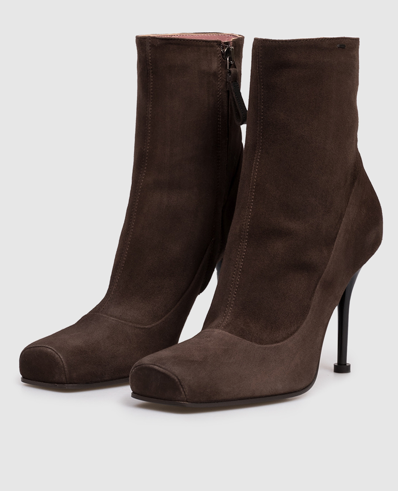 

Brown suede ankle boots Premiata
