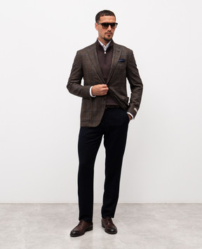Canali Blue wool pants AR03472V1659G