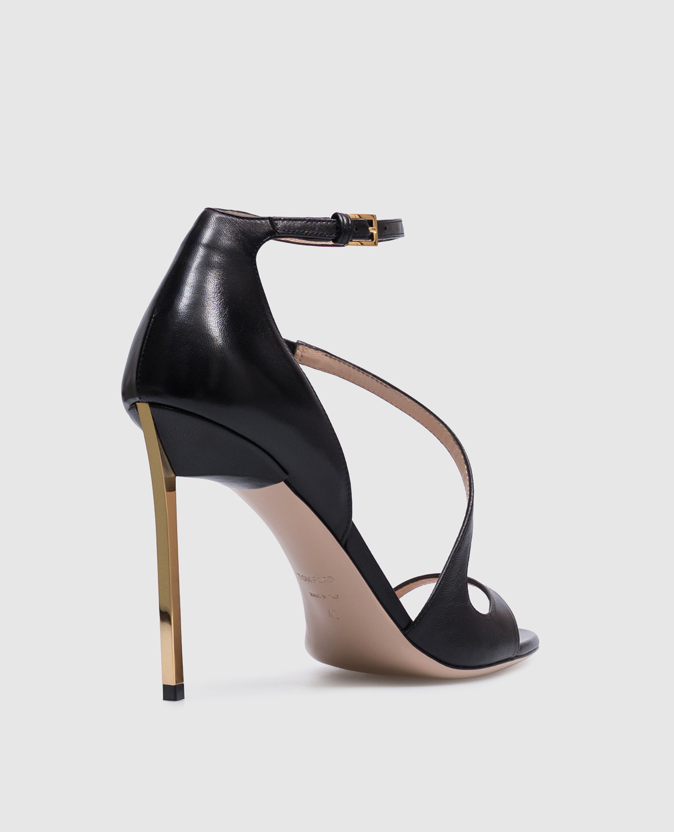 

Newton black leather sandals Tom Ford