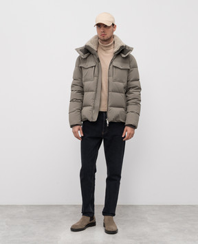 MooRER ALARICK down jacket, khaki ALARICKKN