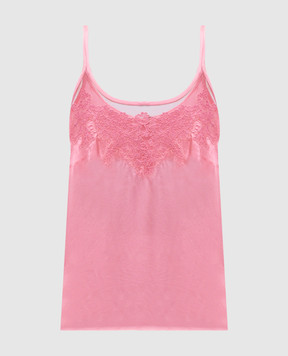 Twinset Pink top with lace 251TP2371