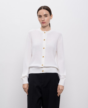 Bottega Veneta White wool cardigan 835337V5L70