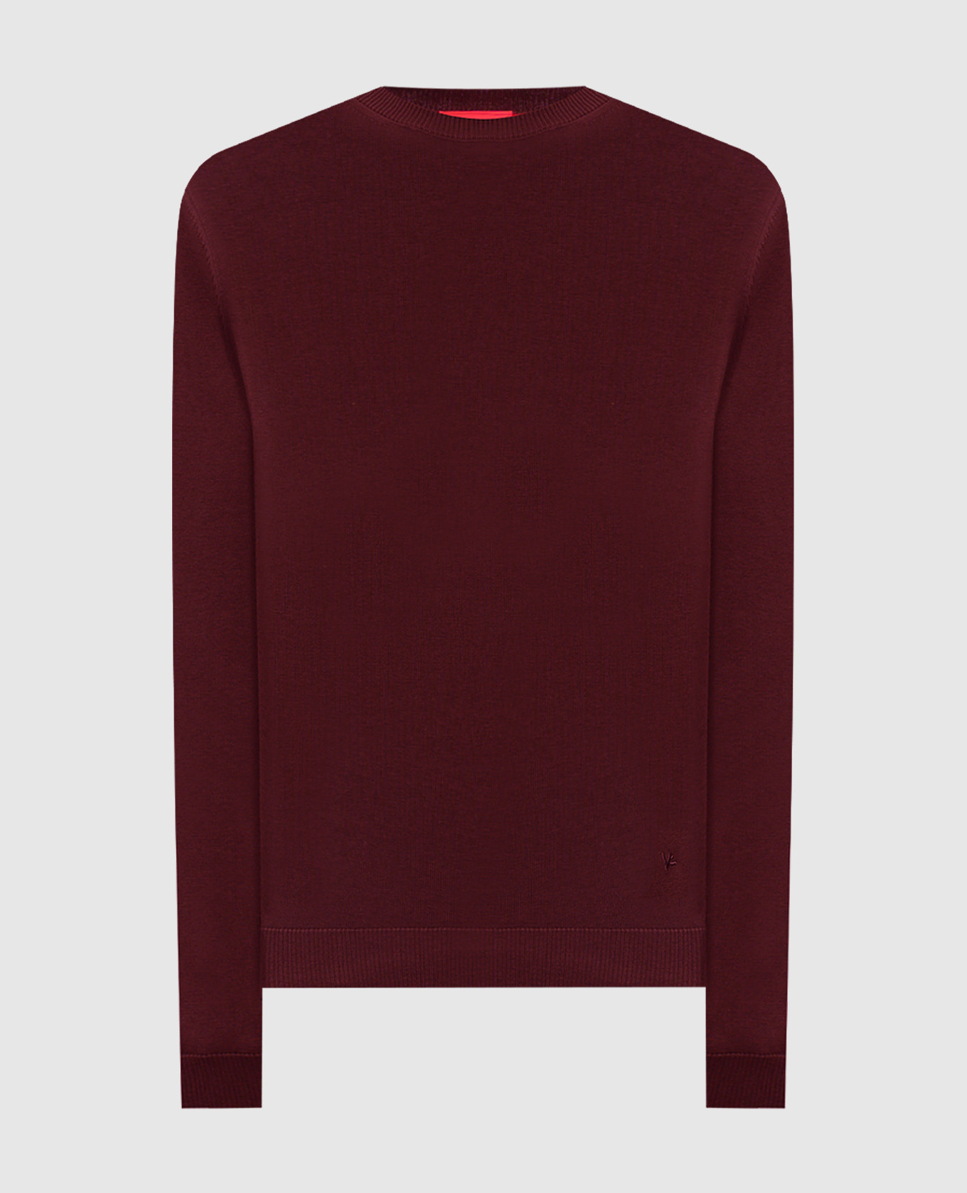 

Burgundy wool jumper ISAIA