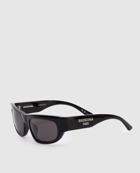 Balenciaga Black sunglasses with logo print 812861T0039m