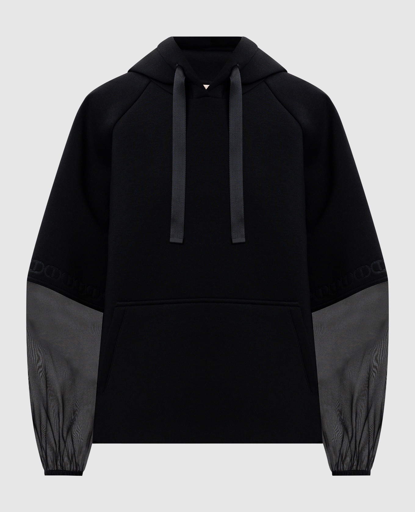

Black hoodie with logo Twinset