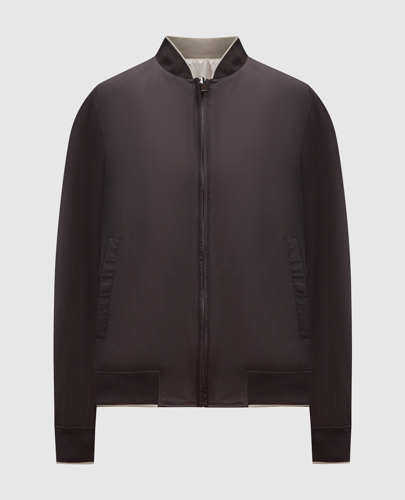 

Reversible bomber jacket Canali, White