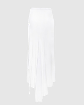 Ann Demeulemeester White linen maxi skirt 2401WSK03FA428