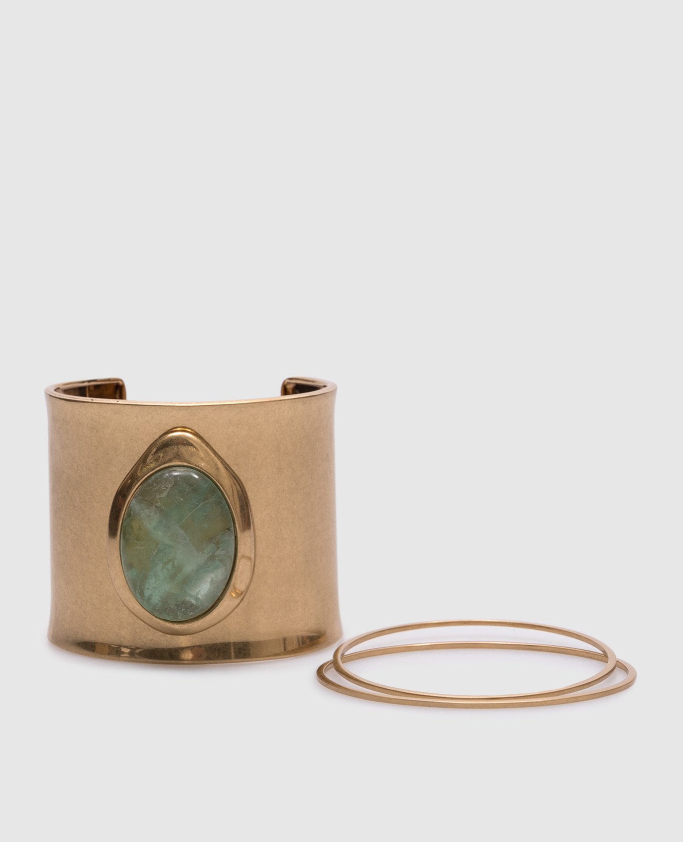 

Gold bracelet with cabochon Ermanno Scervino, Golden