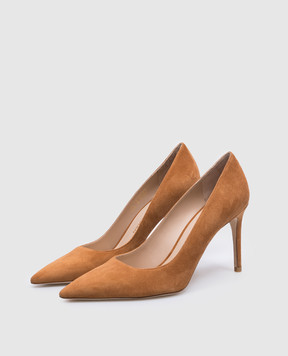 Stuart Weitzman Brown suede shoes STUART POWER 85 SJ948