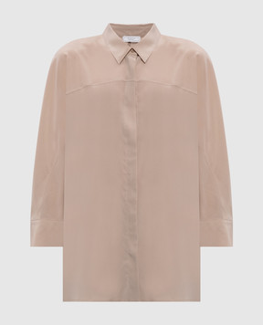 Peserico Beige silk blouse A0665407325