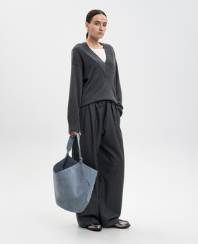 Loulou de Saison COVE grey wool trousers COVELDS