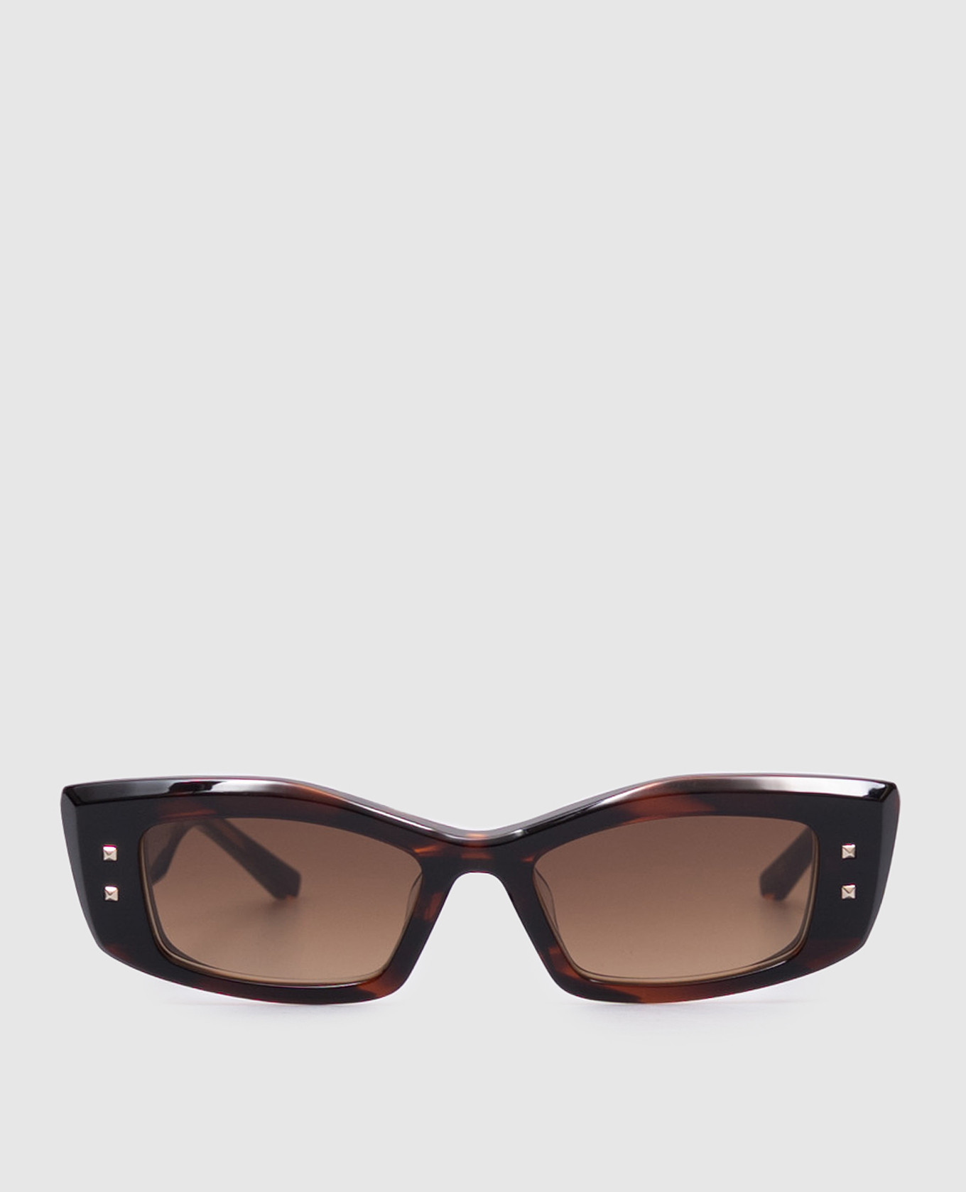 

V-quattro brown sunglasses Valentino Akoni