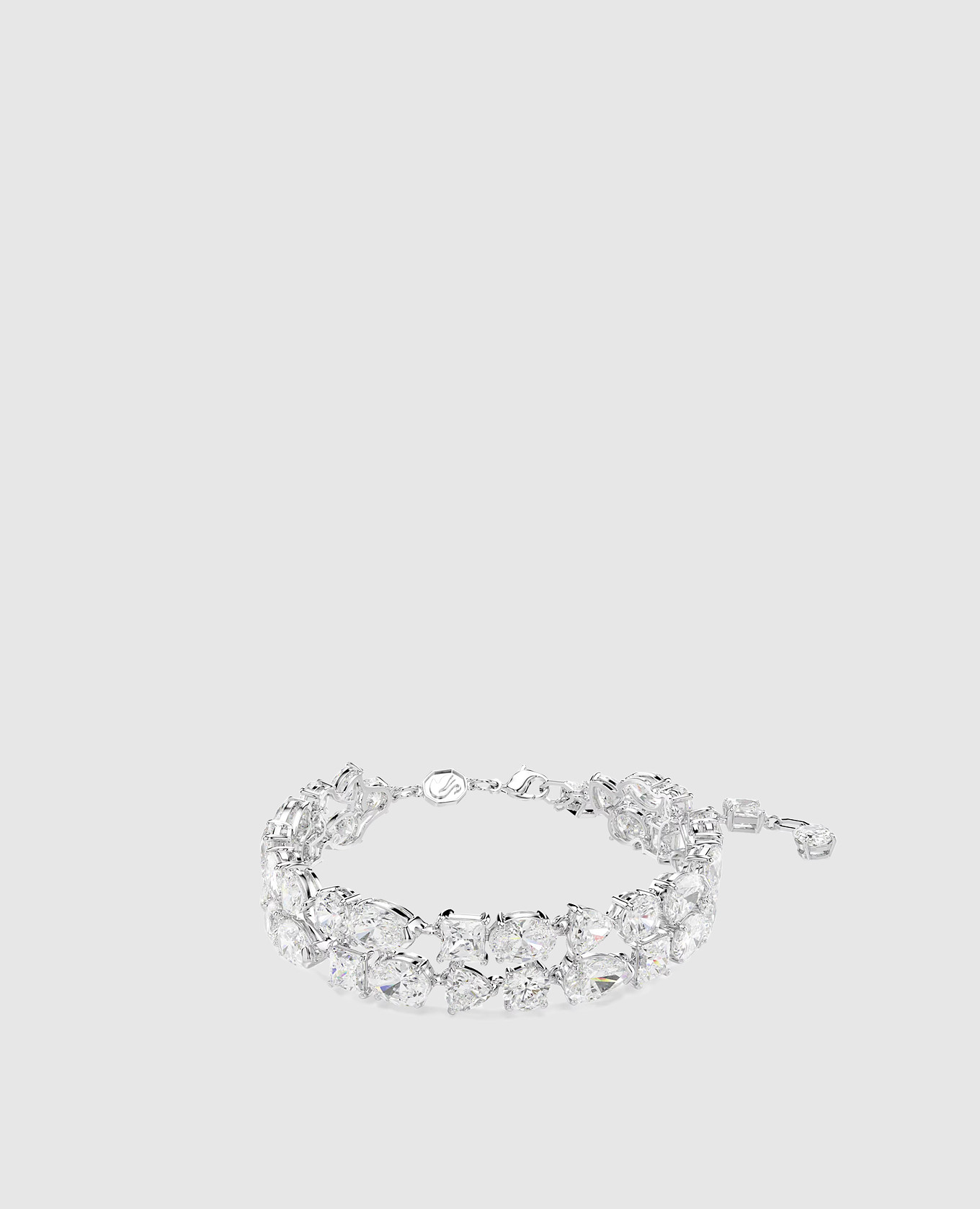 

Silver bracelet Mesmera Swarovski
