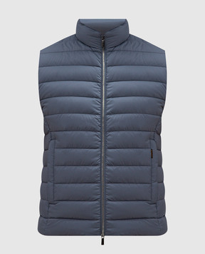 MooRER Blue down vest CALAF S3 CALAFS3