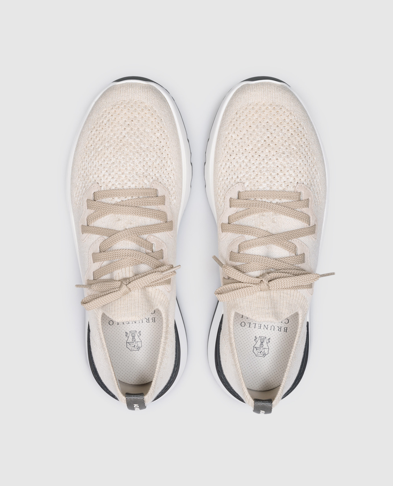 

Beige sneakers with logo Brunello Cucinelli