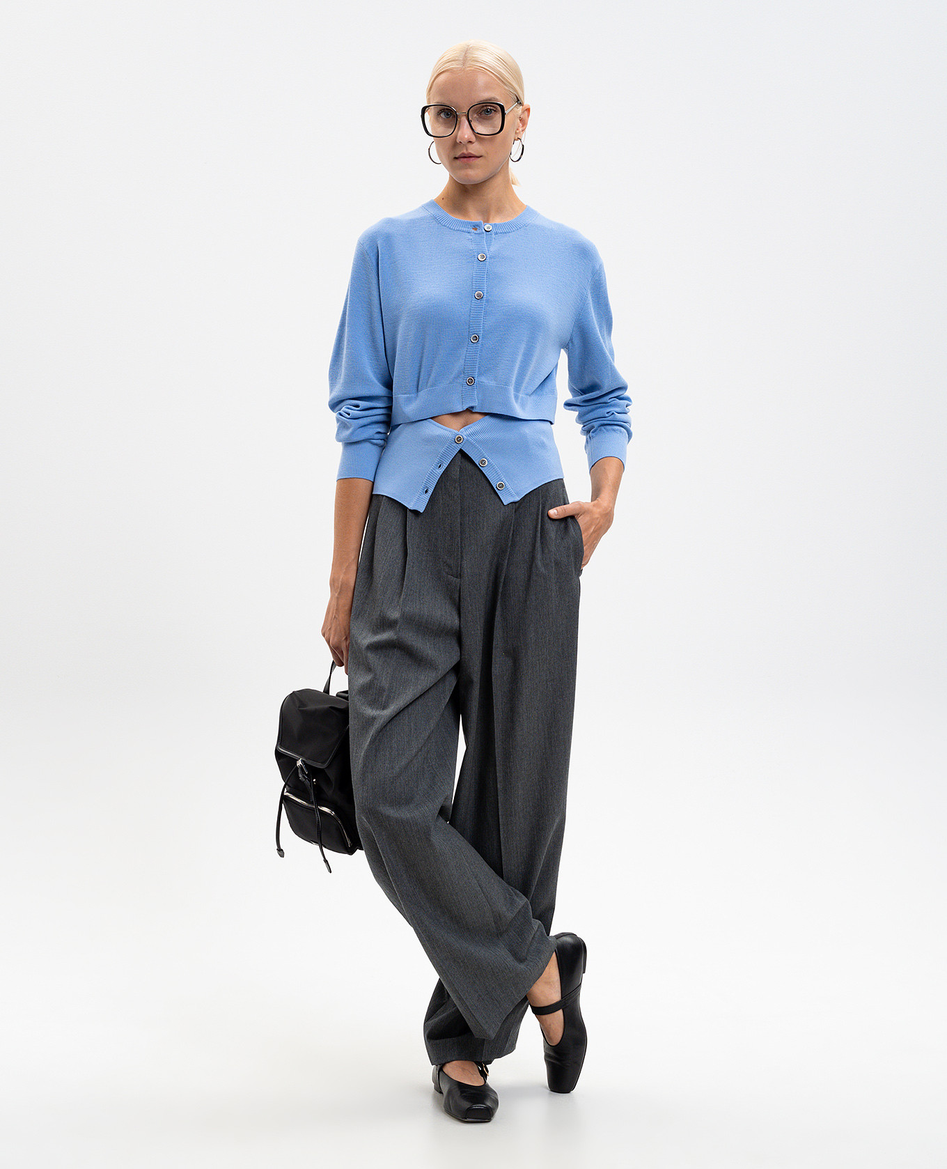 

Gray wool pants Juun.j, Grey