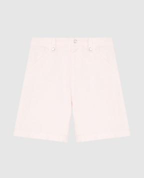 Brunello Cucinelli Children's pink denim shorts B277PP908A