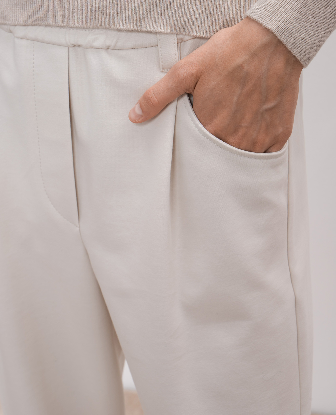 Beige pants Brunello Cucinelli 5