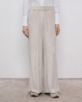Peserico Beige corduroy pants A0405201596