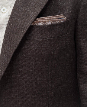Brunello Cucinelli Reversible printed silk pachet scarf MR8950091