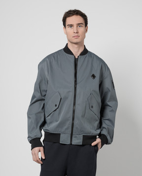 A Cold Wall Gray logo bomber jacket ACWMO240