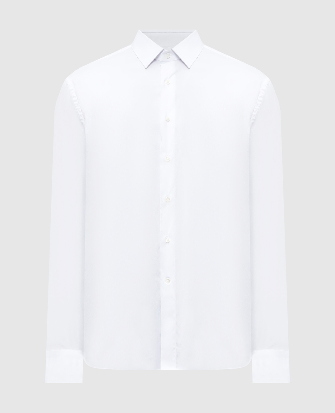 White loose-fitting shirt Canali