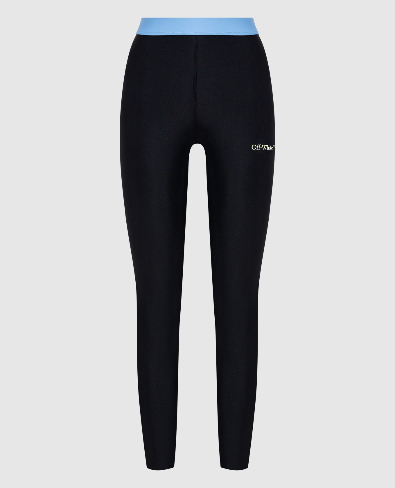 

Black leggings with logo print Off-White
