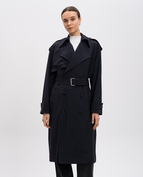 Bottega Veneta Blue wool trench coat 812009V4
XP0