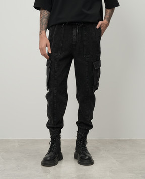 Juun.j Black cargo jeans JC4721PD15