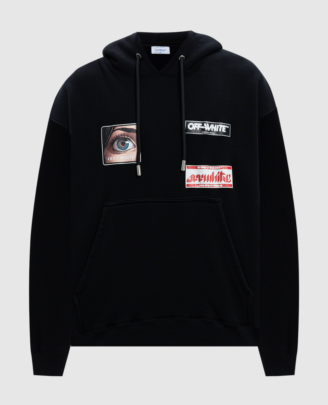 

Eye print black hoodie Off-White