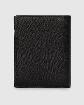 Valentino Black leather wallet Vlogo 7W2P0AJ5SNP