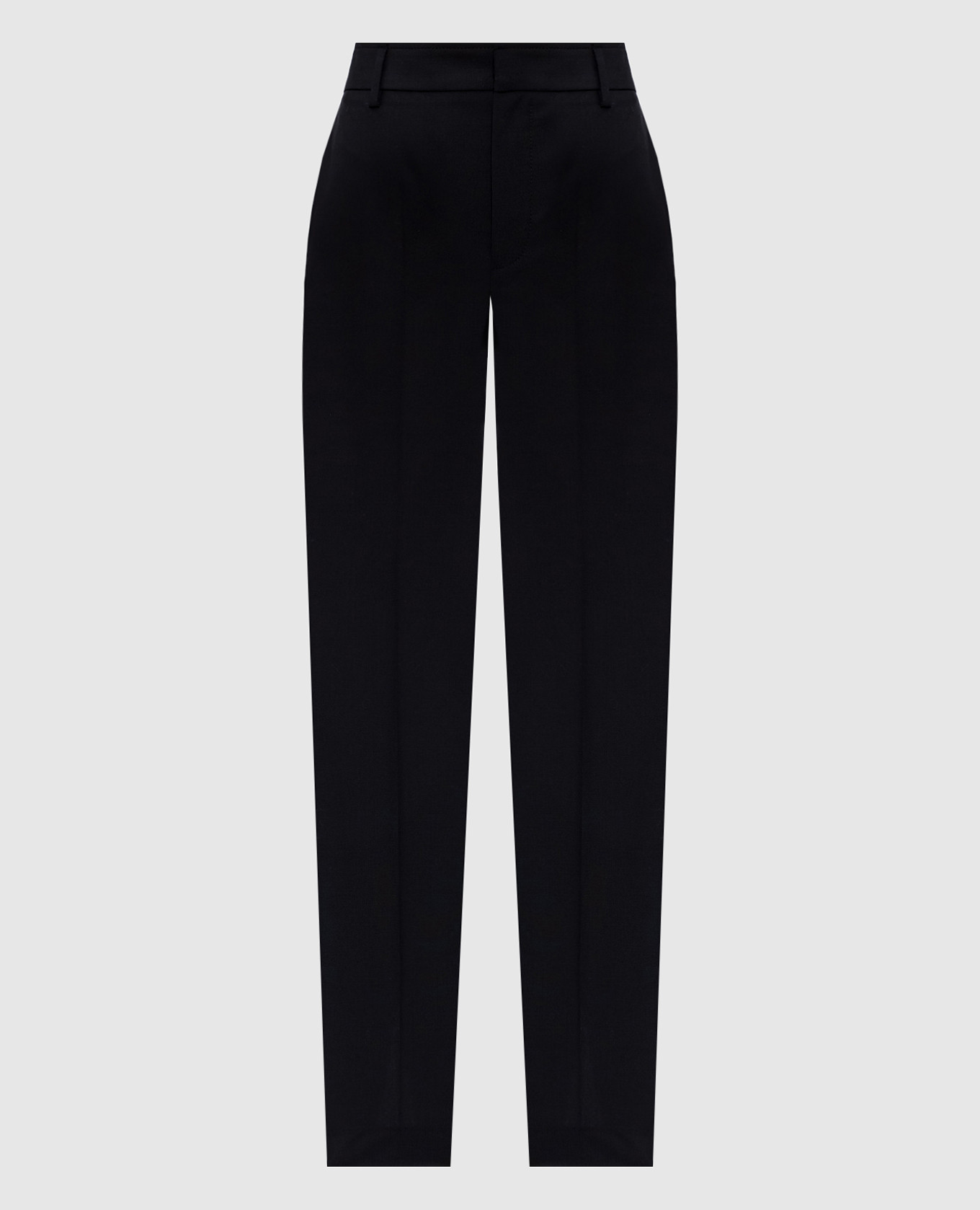 

Black wool pants with monil chain Brunello Cucinelli