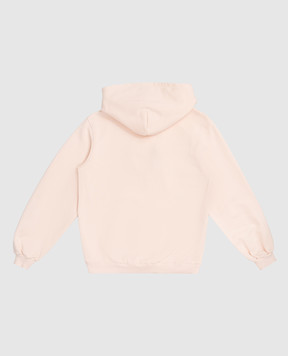 Dolce&Gabbana Children's pink hoodie with logo L5JWCHG7PKQ
