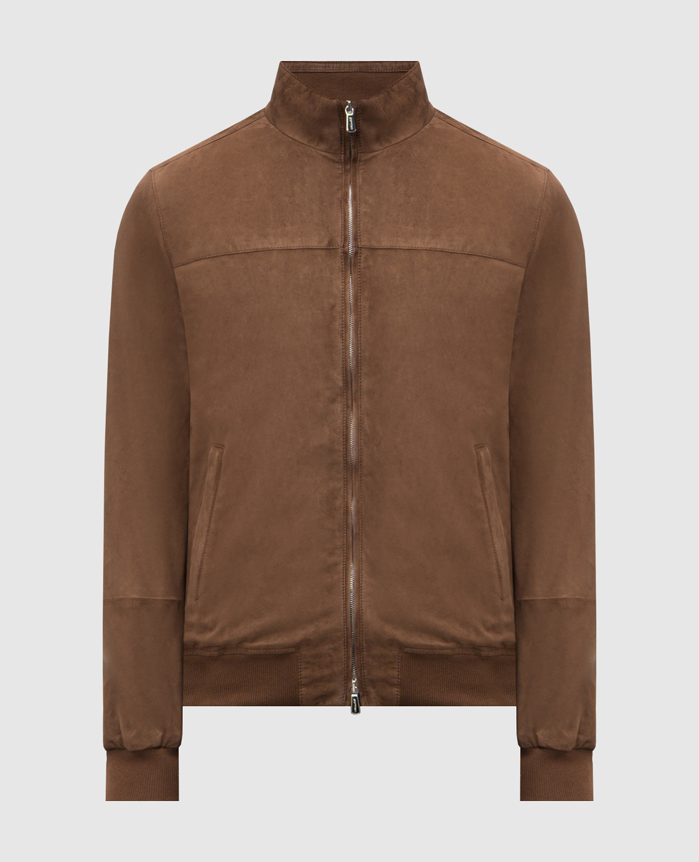 

Brown suede jacket Enrico Mandelli
