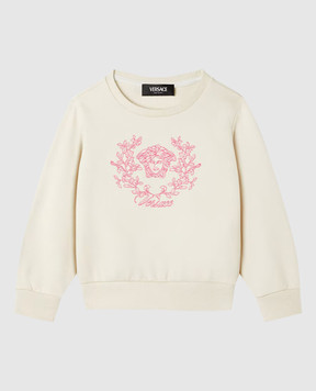 Versace Children's beige Medusa Crest sweatshirt 10181951A14882