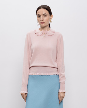 Valentino Pink cashmere jumper 7B3KC65K9ER