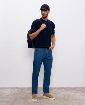 Cashmere&Whiskey Blue jeans with a patch 3251871