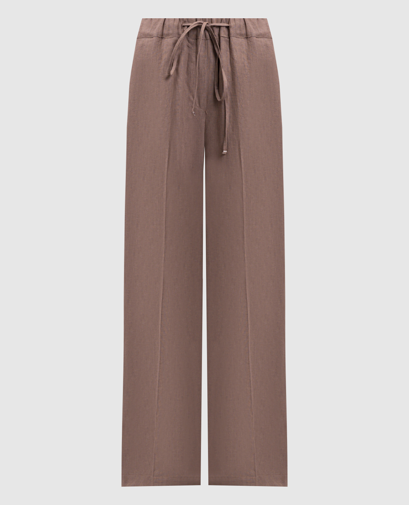 

Brown linen pants Babe Pay Pls