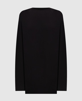 Tom Ford Brown mini dress with wool and cashmere ACK685YAX983
