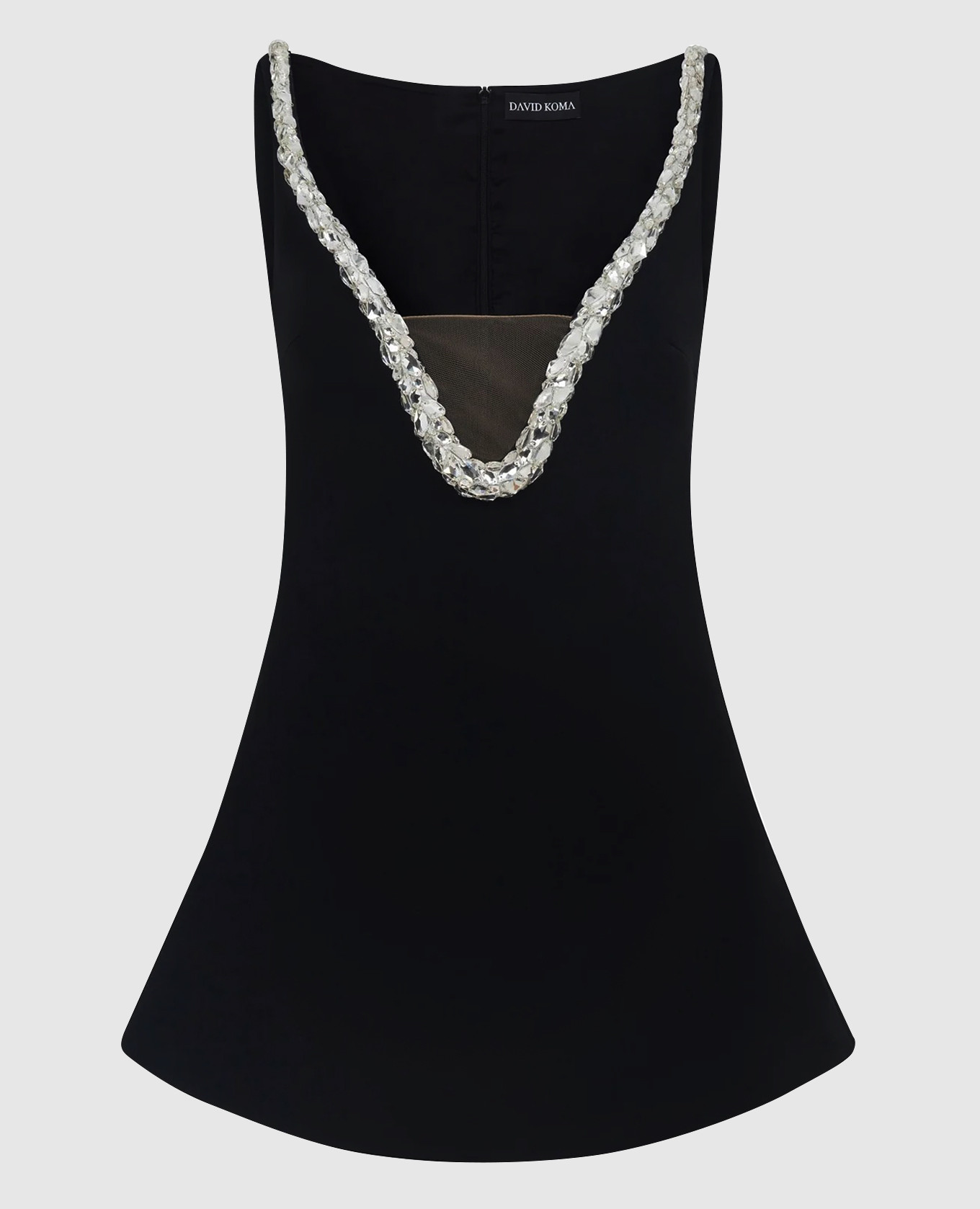 

Black mini dress with crystals David Koma