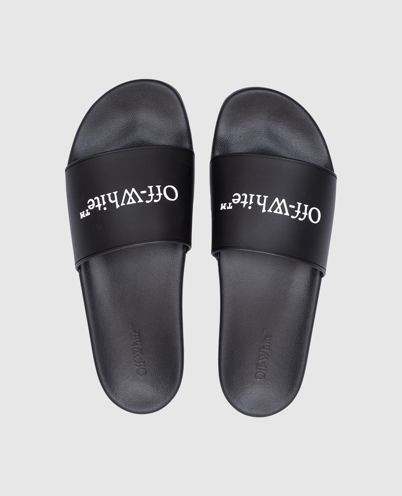 

Black sliders with logo Off-White