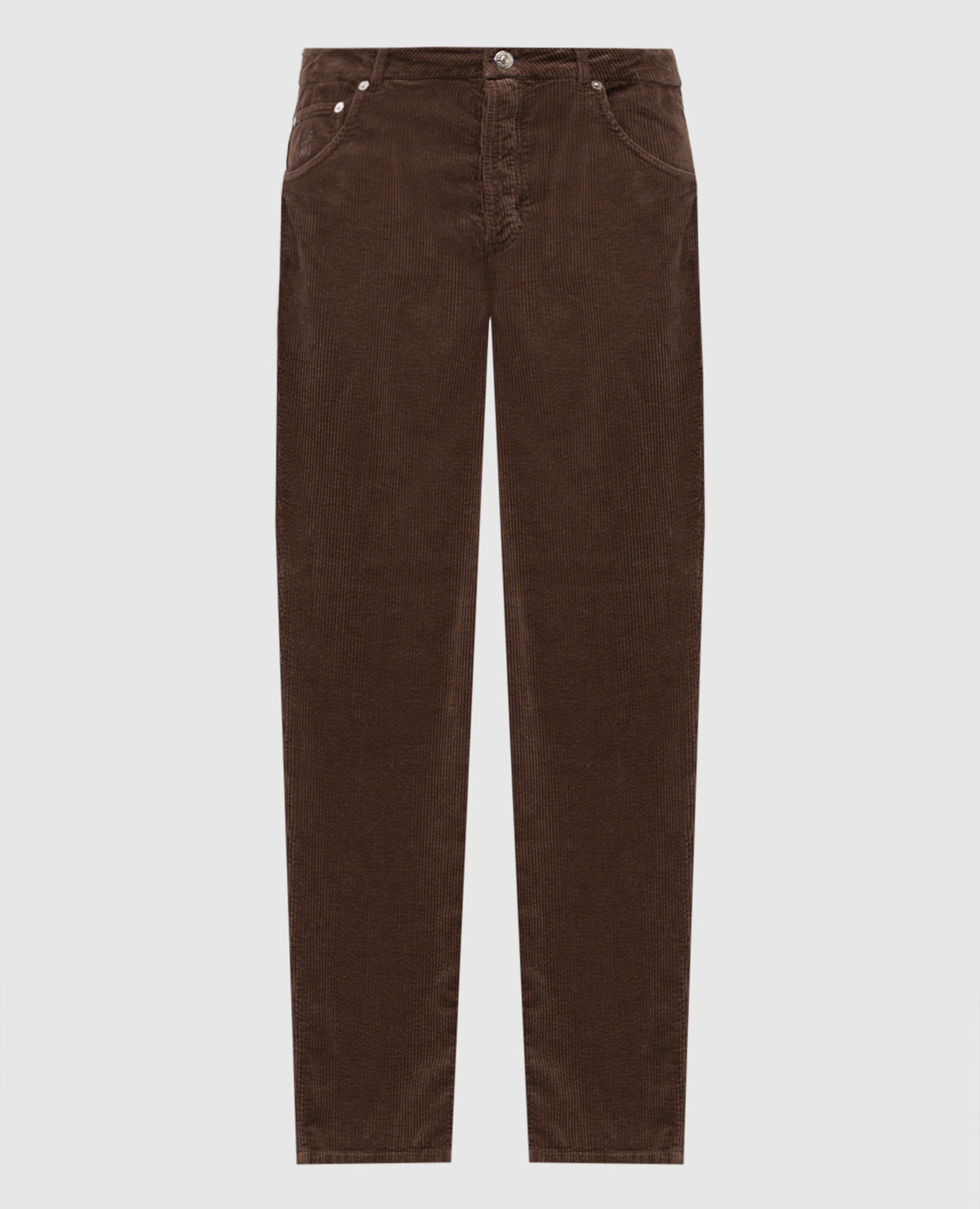 Brown corduroy pants Brunello Cucinelli