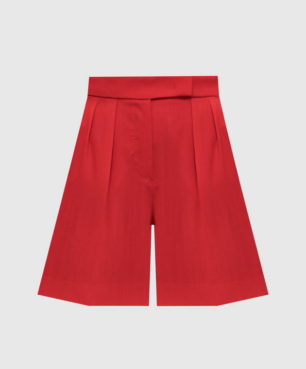 Max Mara - JESSICA red wool shorts JESSICA - shop with