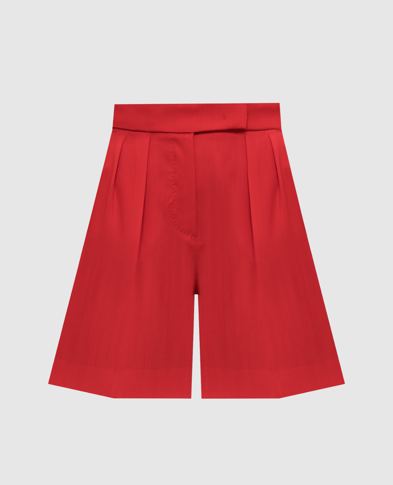 Max Mara JESSICA red wool shorts