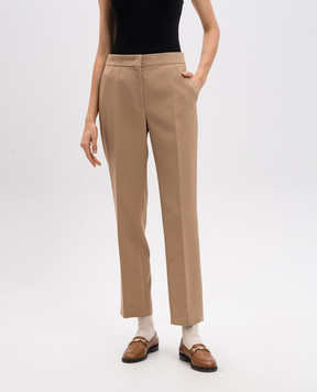 Jil Sander Beige wool chinos J02KA0304J40002