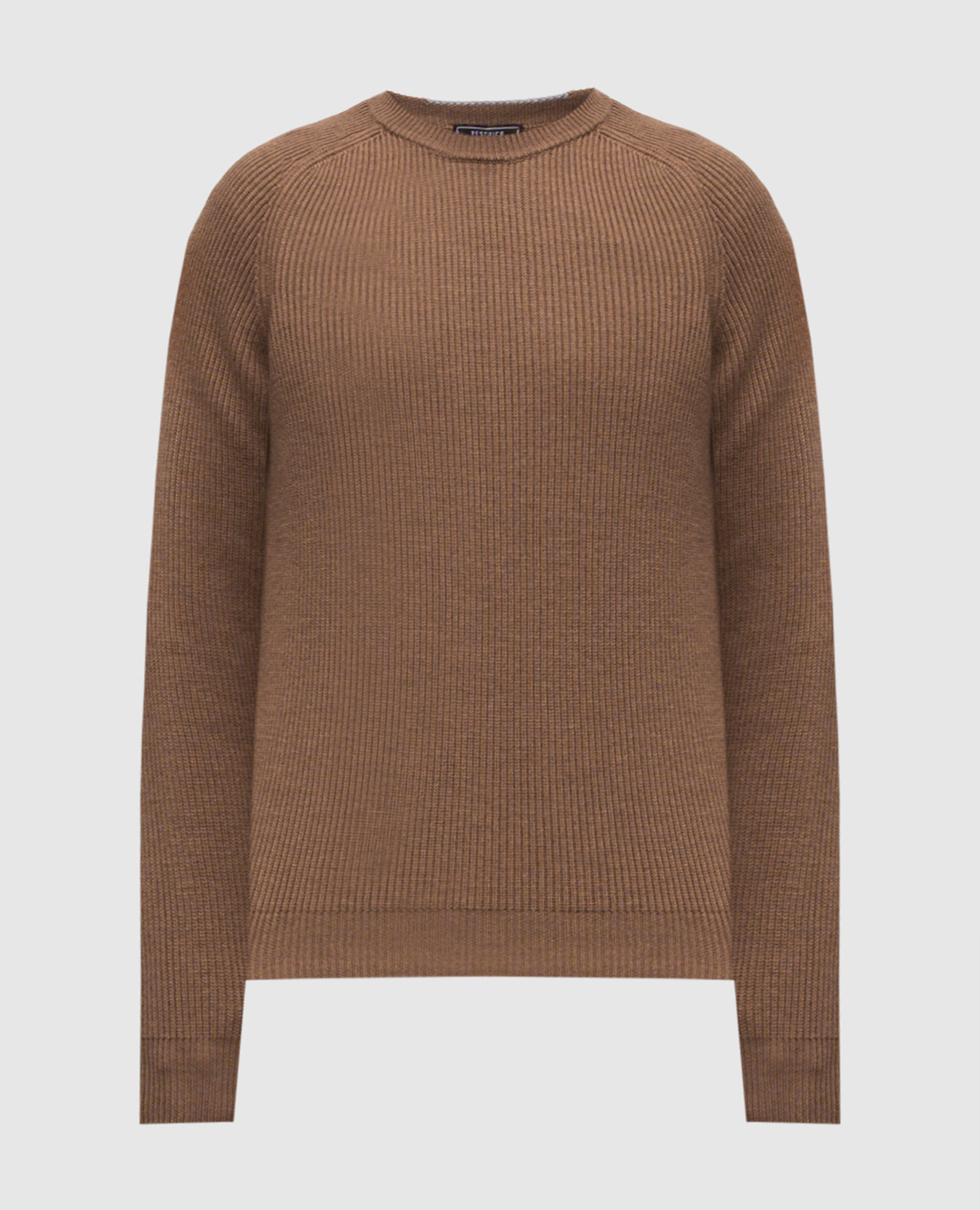 Brown wool sweater Peserico