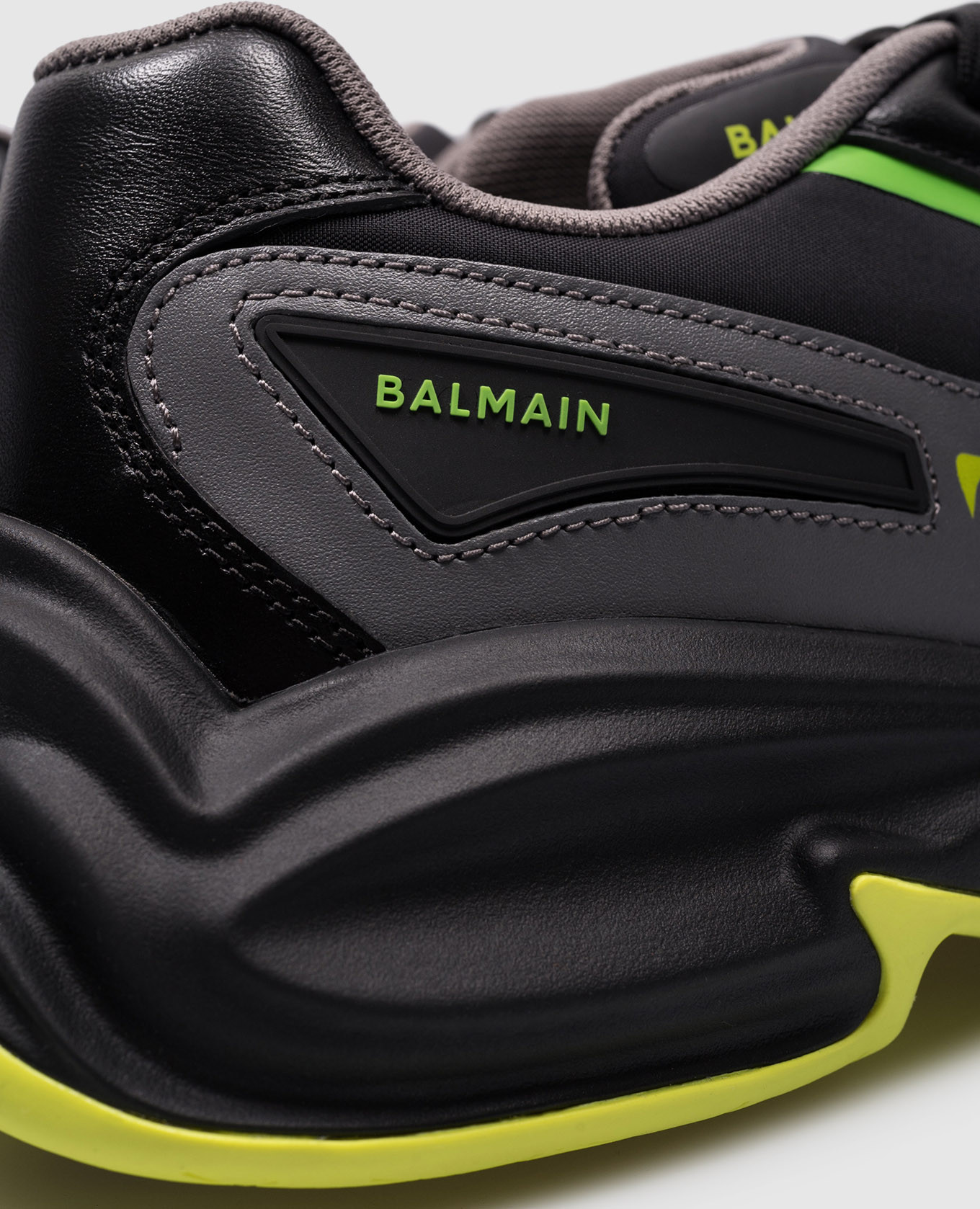 

Black Run-Row combo sneakers with logo Balmain