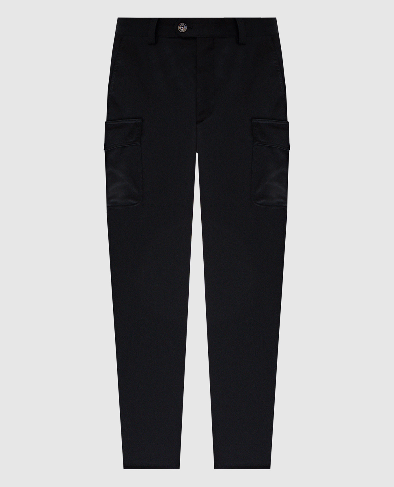 

Black wool cargo pants Brunello Cucinelli