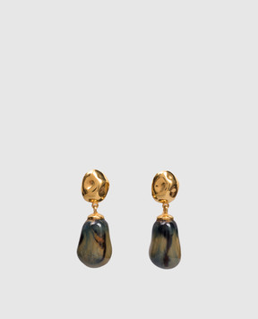 House of Fou Lake Ocean Earrings LAKEDROP